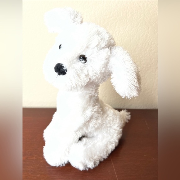 Mascot Factory Other - Mascot Factory Mighty Tyke White Bichon Plush Stuffed Animal Wired Ears Soft
